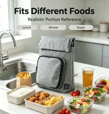 Multi‑Meal Compatible Electric Lunch Heater Bag, USB Waterproof Food Warmer Holds Different Food Types, 3‑Level 50‑59℃ Temp Control, Washable Removable Charging Leak‑Proof for Outdoor Trips