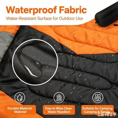 Compact Easy‑to‑Store Heated Dog Sleeping Bag, Lightweight 0.93kg Foldable Pet Sleeping Bag for Small Medium Various Dog Breeds, Perfect for home and Cold Weather Outdoor Activities