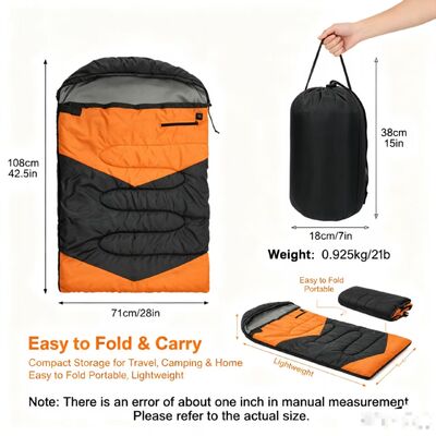 Custom OEM ODM Heated Dog Sleeping Bag 3‑Level Adjustable Temperature, Private Label Hollow Cotton Pet Sleeping Bag 71*108cm, Custom Logo & Packaging for Camping Travel Home Outdoor, CE FCC Certified