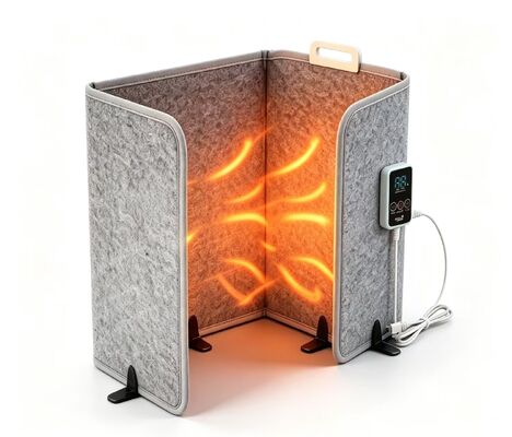 Electric Heated Foot Warmer Pad, Windproof Waterproof 3 Gear Temperature Control 53*97cm Customizable 220V Heating Foot Plate for Winter Home Office Use