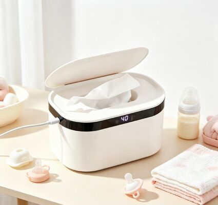 On-the-Go Baby Wipes Heater, Intelligent Heated Wet Wipe Dispenser Touch Control Adjustable Temperature Home& Nursery & Travel