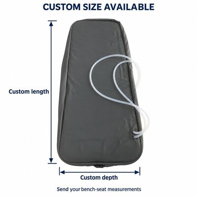 24V Golf Cart Dual-Mode Seat Cover, Water Cooling and Graphene Heating, Waterproof Bench Seat Cover with Buckle Straps and External Cooling Box, Custom Size Color Logo and Packaging