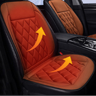 Leather Heated Car Seat Cushion USB Charging Graphene Fast Heating