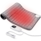 Far Infrared Electric Heated Pad 12×24inches Size For Hot Compress OEM