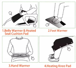 Electric Hand Warmer Pouch USB Heating Pad Washable Chair Cushion Style