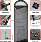 Graphene Electric Heater Appliances Sleeping Bag Waterproof Nylon Material ODM