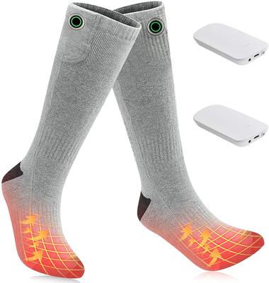 Washable Electric Heated Socks Graphene Winter Insulated Men Women Thermal Heated Ski Socks Long