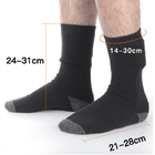 Battery Powered Electric Heating Socks , ODM Rechargeable Heated Socks 21-28cm length