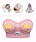 USB Electric Breast Massage Bra , ODM Electric Heated Bra PU leather material