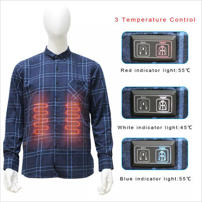 USB Powered Electric Heating suit with Graphene Heating Panel for Men s Winter Coat