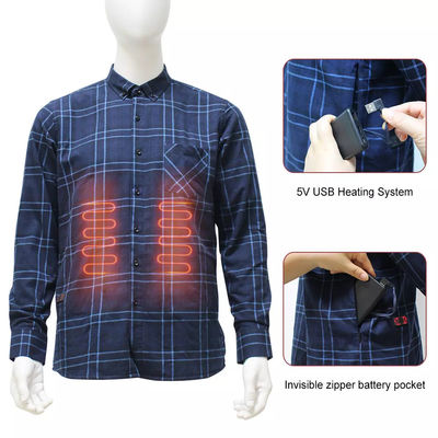 USB Powered Electric Heating suit with Graphene Heating Panel for Men s Winter Coat