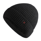 Knit Rechargeable Heated Beanie , USB Heated Hat Overheat Protection