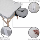 Far Infrared Electric Heated Pad Mattress ODM For Spa Table Graphene Sheet Material