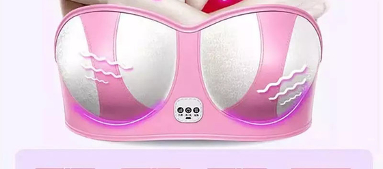 Electric Breast Massage Bra For Breast Development And Elasticity Restoration With Infrared Heating And Vibration Massage