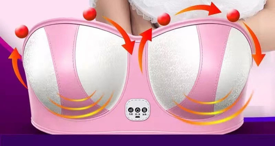 Electric Breast Massage Bra For Breast Development And Elasticity Restoration With Infrared Heating And Vibration Massage