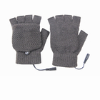 Fingerless Washable Rechargeable Heating Gloves 5W Suitable For Gaming