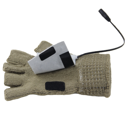 Far-Infrared Heated Knitted Wool Electric Heated Gloves For Winter Warmth And Comfort