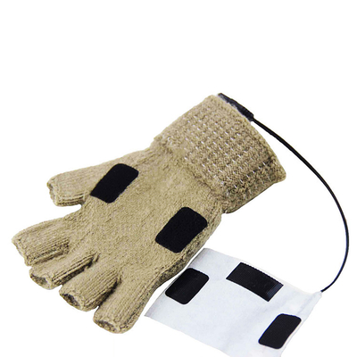 Far-Infrared Heated Knitted Wool Electric Heated Gloves For Winter Warmth And Comfort