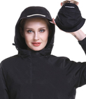 Down Hoodie Electric Heating Jacket Washable Usb Charging Long Puffer Coat