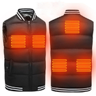 Fast USB Charging 5V 2.1A Electric Heated Waistcoat Far Infrared For Fishing