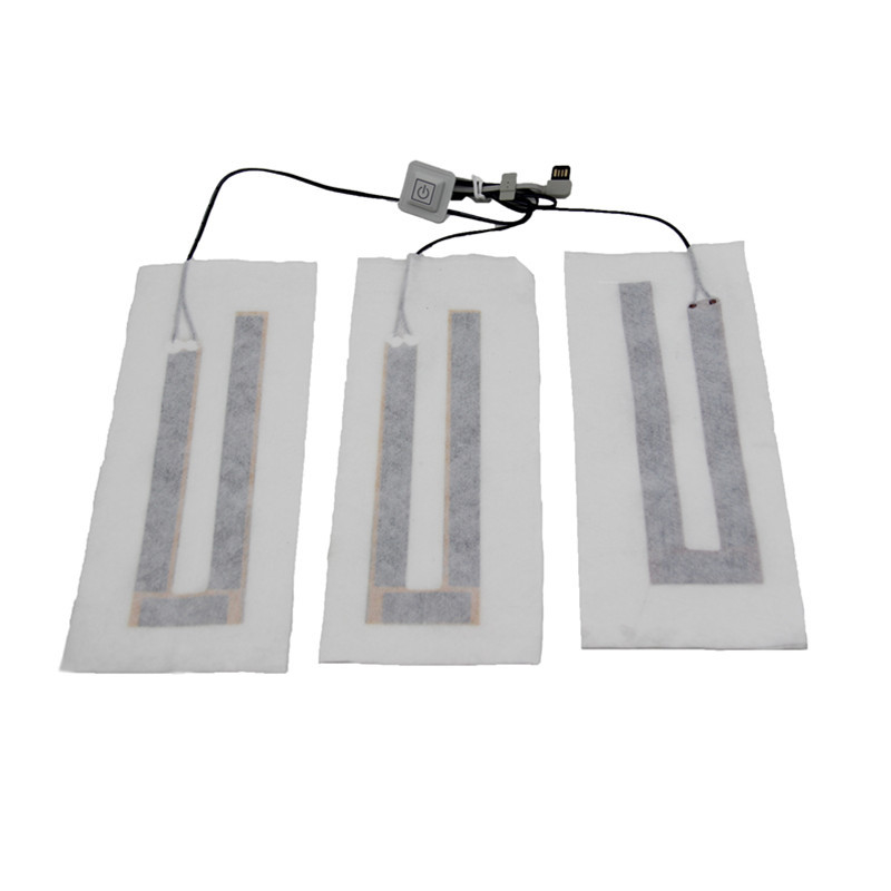 Custom Graphene coating Fabric Electric USB Heating Film For Jacket