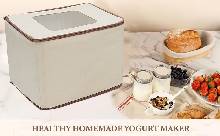 Food heating bag energy fermentation box operating at consumption under 65 watts ideal for long dough fermentation cycles