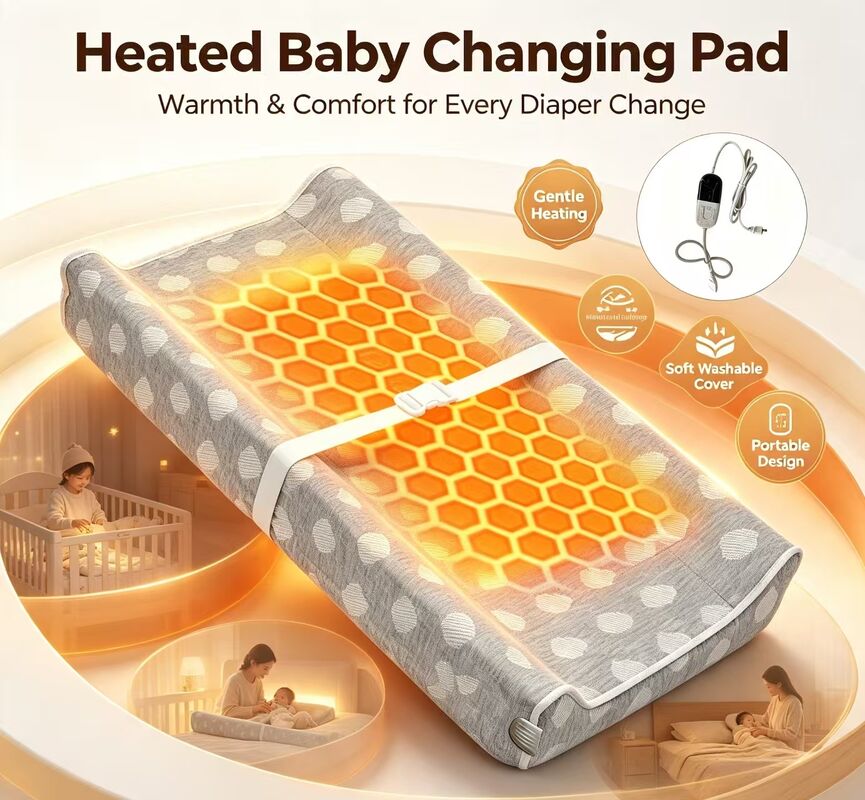 baby heating pad gentle temperature control soft fabric safe and effective soothing warmth for newborns and young children