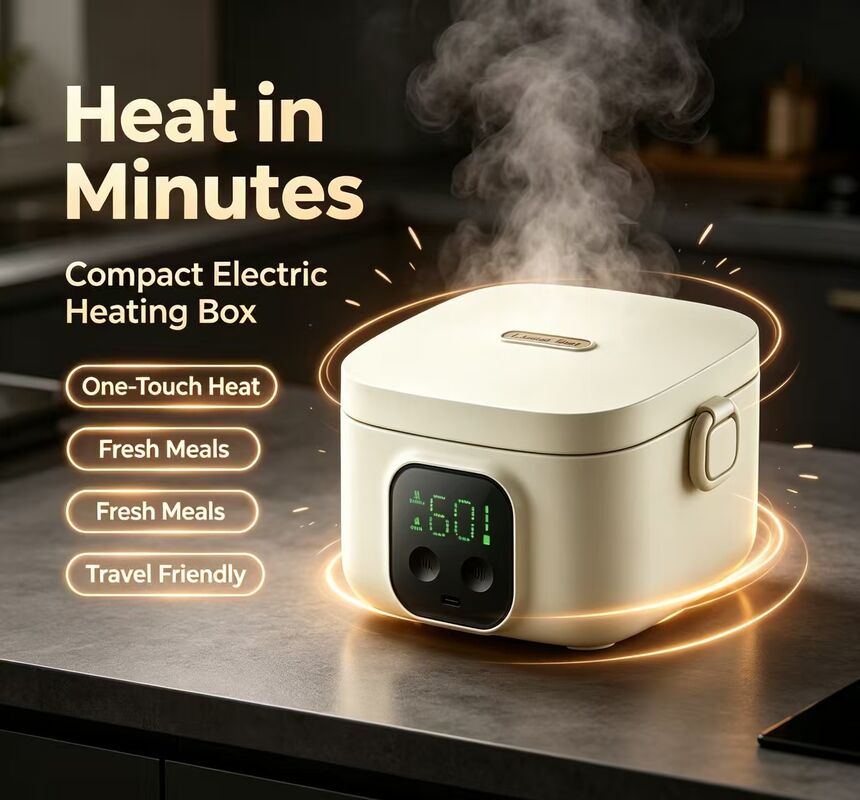Pasteurization Electric Heated Lunch Box USB Powered, 500ml 304 Stainless Steel Food Heating Container, Multi Temperature Control