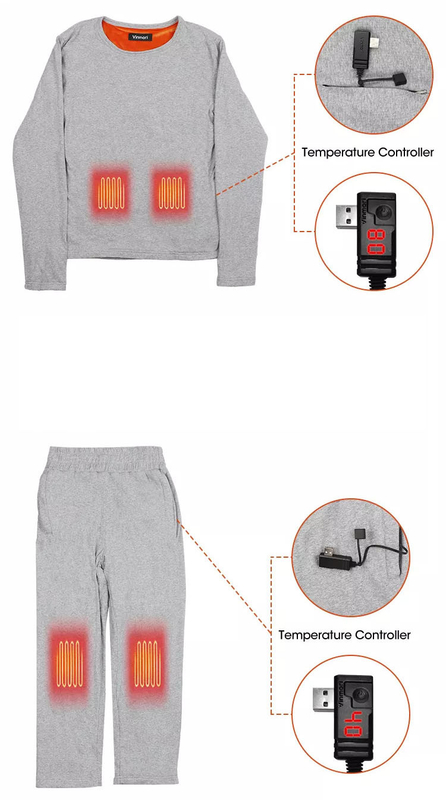 Far Infrared Electric Heated Clothes Graphene Film Material USB Charging