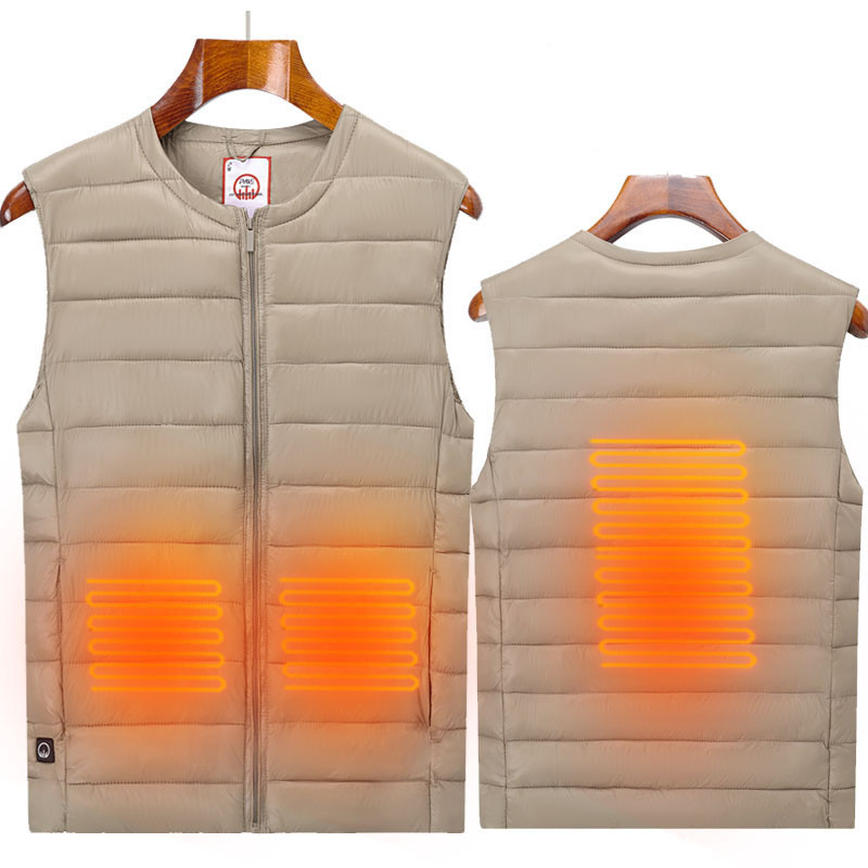 Washable Down Electric Heated Vest Usb Charging Graphene for Unisex