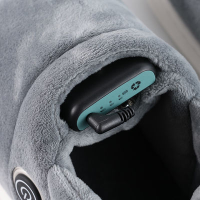 Grey usb electric foot warmer 110V adjustable temperature settings allowing customized warmth for maximum comfort during